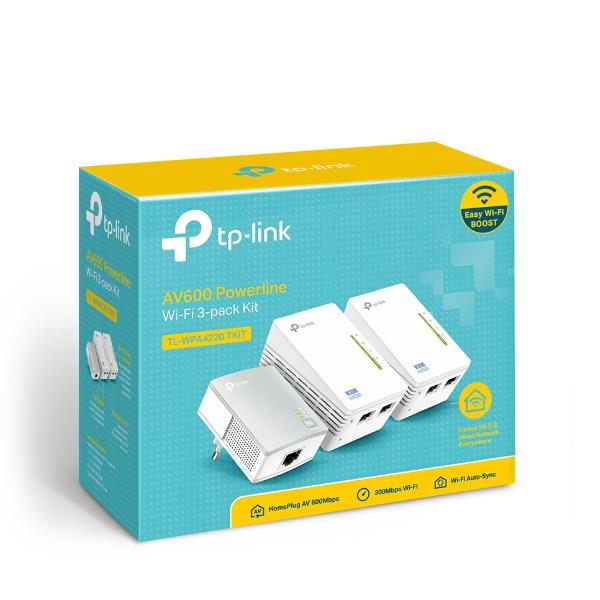 Kit di rete ad alta velocità Powerline TP-Link con trasmissione fino a 600 Mbps, garantendo una connessione stabile e veloce per dispositivi collegati in casa o negli spazi comuni. 6935364032531 | initpc.it