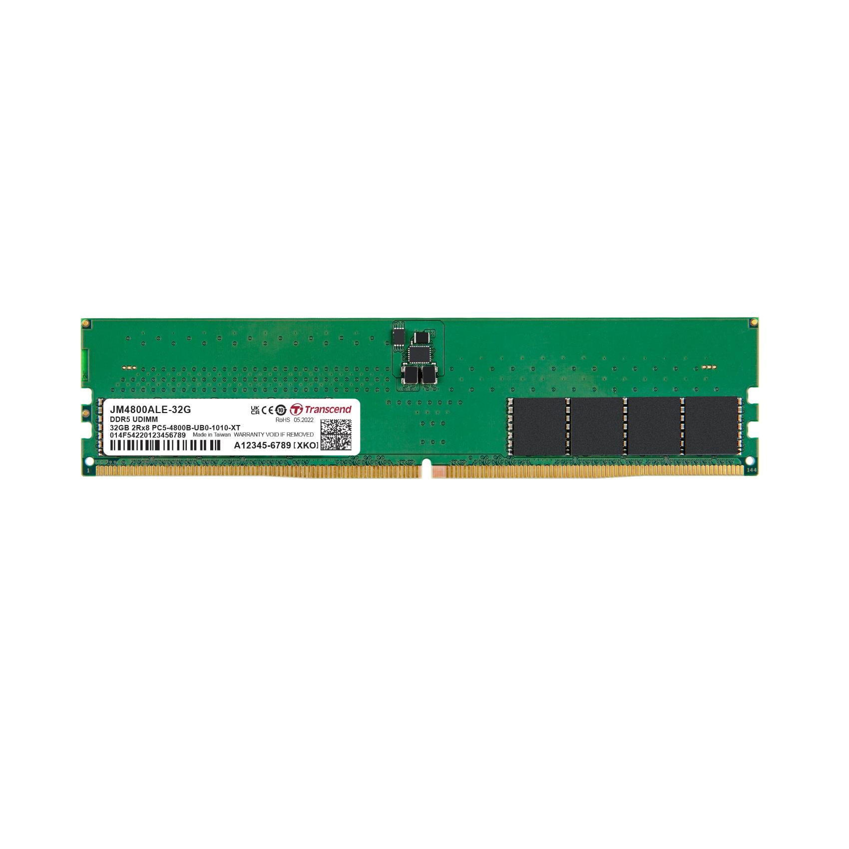 32GB JM DDR5 4800 U-DIMM 2RX8 2GX8