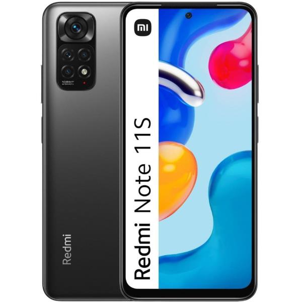 Produttore: Xiaomi, Modello: Redmi Note 11S, Capacità di memoria interna: 128 GB, Configurazione memoria: 6 GB RAM, Colore del prodotto: Grigio, Specifiche del dispositivo: smartphone Android 4G LTE, fotocamera posteriore da 48MP + 8MP + 2MP, schermo da 6.43 pollici HD+ e batteria da 5000mAh. 6934177769245 | initpc.it