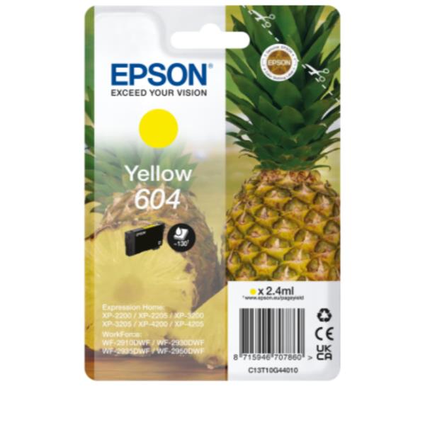 CARTUCCE INK EPSON ANANAS GIALLO - Pacchetto da 604 cartucce in confezione 8715946707877 | initpc.it