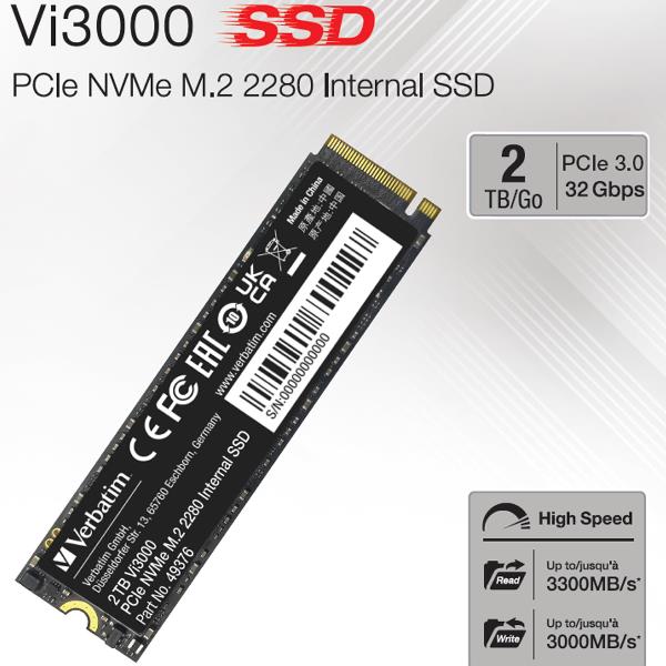 VI3000 PCIE NVME M.2 SSD 2TB