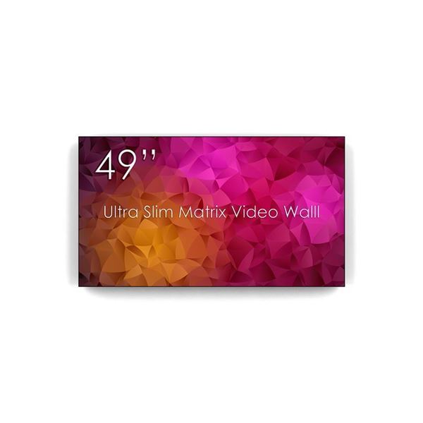 Display videowall 4K di alta definizione da 49 pollici, risoluzione 4K e distanza pixel 3,5mm, prodotto della marca Swedx. 7350019184288 | initpc.it