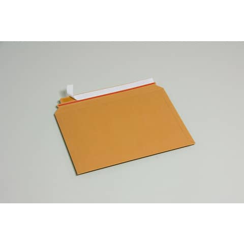 Buste a sacco in cartoncino teso avana apertura lato lungo Cart Pack conf. 100 pz Bong formato A4+ - 543400