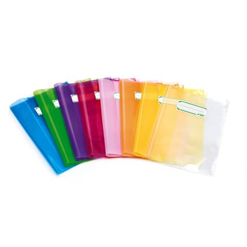 Copriquaderno cmaxi a4 in eco-polietilene trasparente giallo 21x29 cm 8595033228771