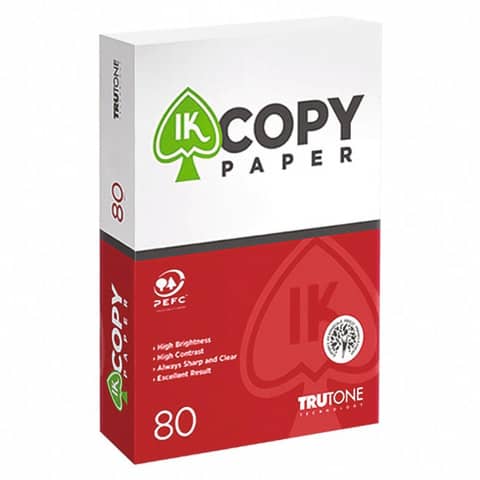 Carta bianca per fotocopie A5 IK Copy 80 gr/mq risma da 500 fogli - 01A580IKCOPY