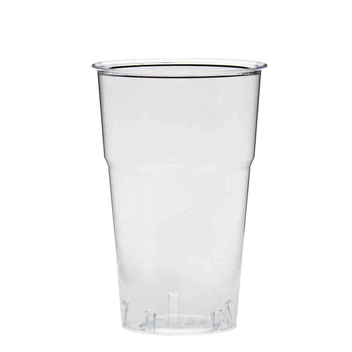 Bicchieri plastica trasparente diamant reusable ml.350 pz.25
