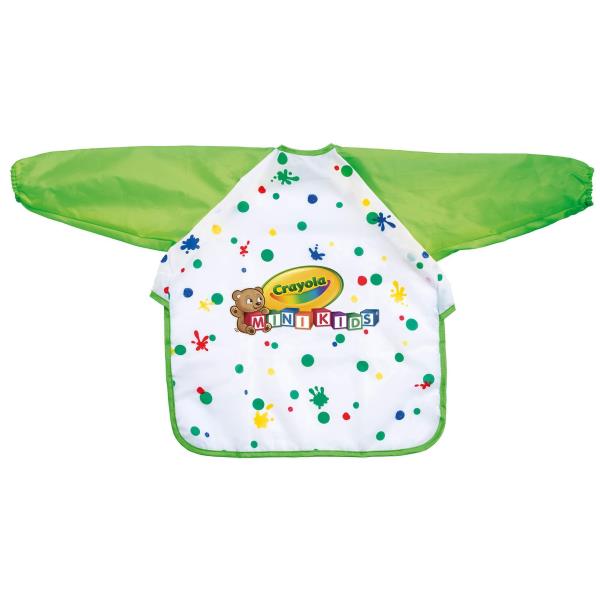 Prodotto creativo per bambini, grembiulino con maniche lunghe della marca Crayola, ideale per disegnare e dipingere liberamente. 5010065039407 | initpc.it
