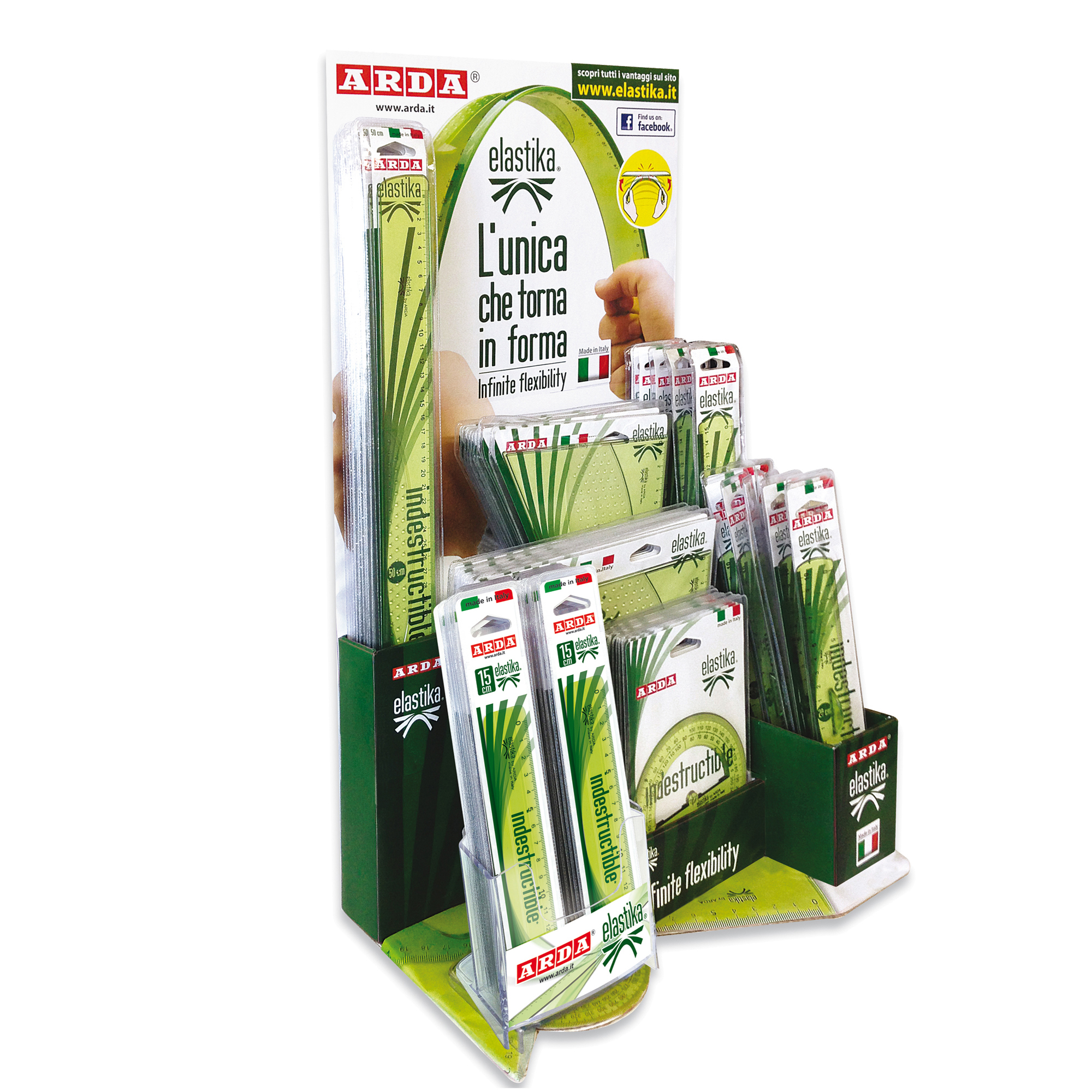 Elastika arda expo acetato trasparente 61 pezzi scuola 8003438017987