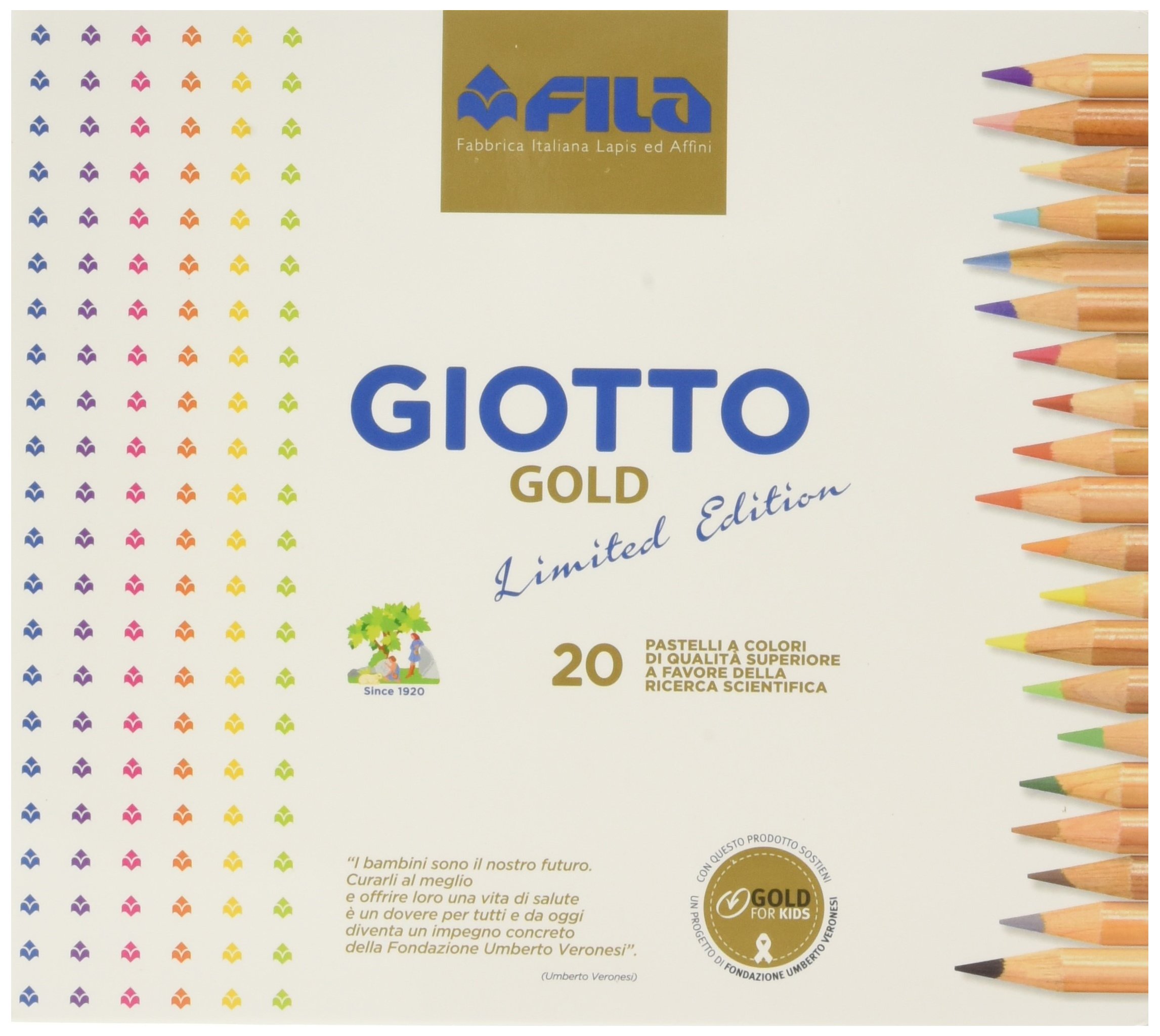 Pastelli Giotto gold for kids ltd ed. 2413 scatola metallo da 20