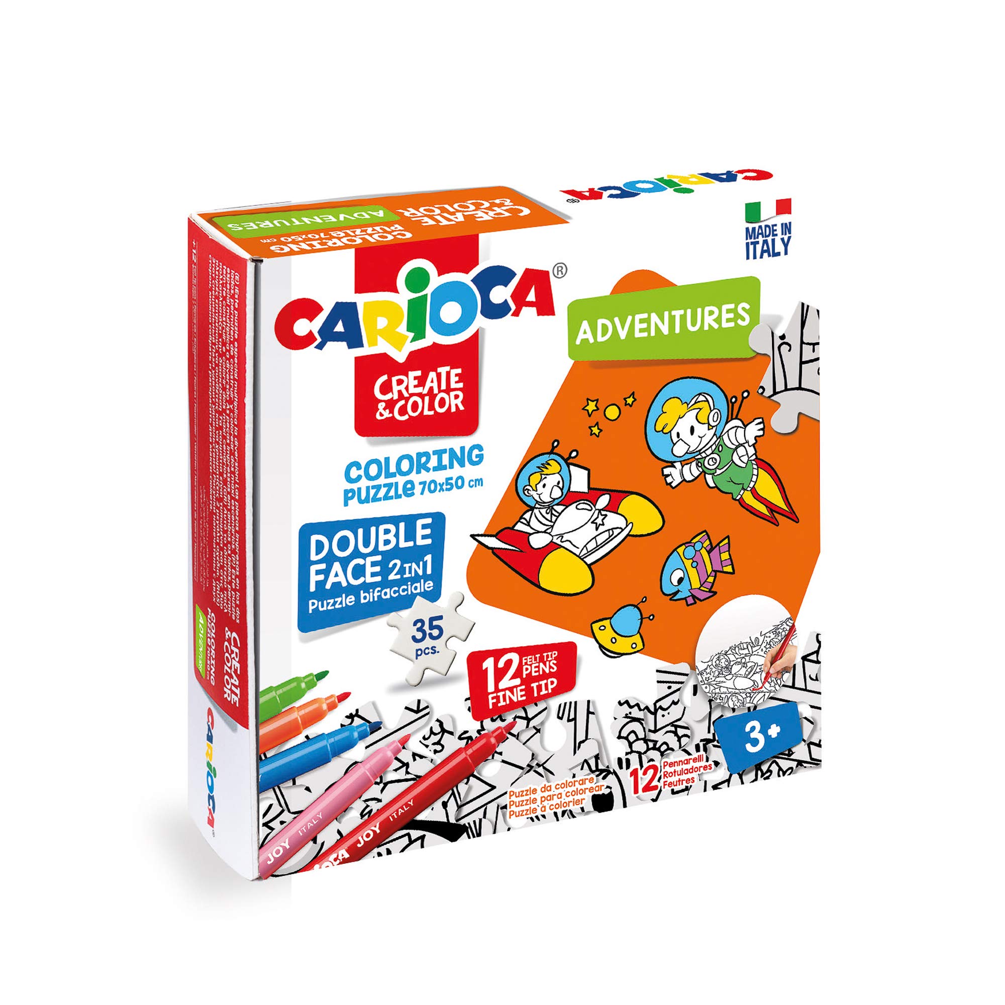 Carioca coloring puzzle magical adventure cm 50x70