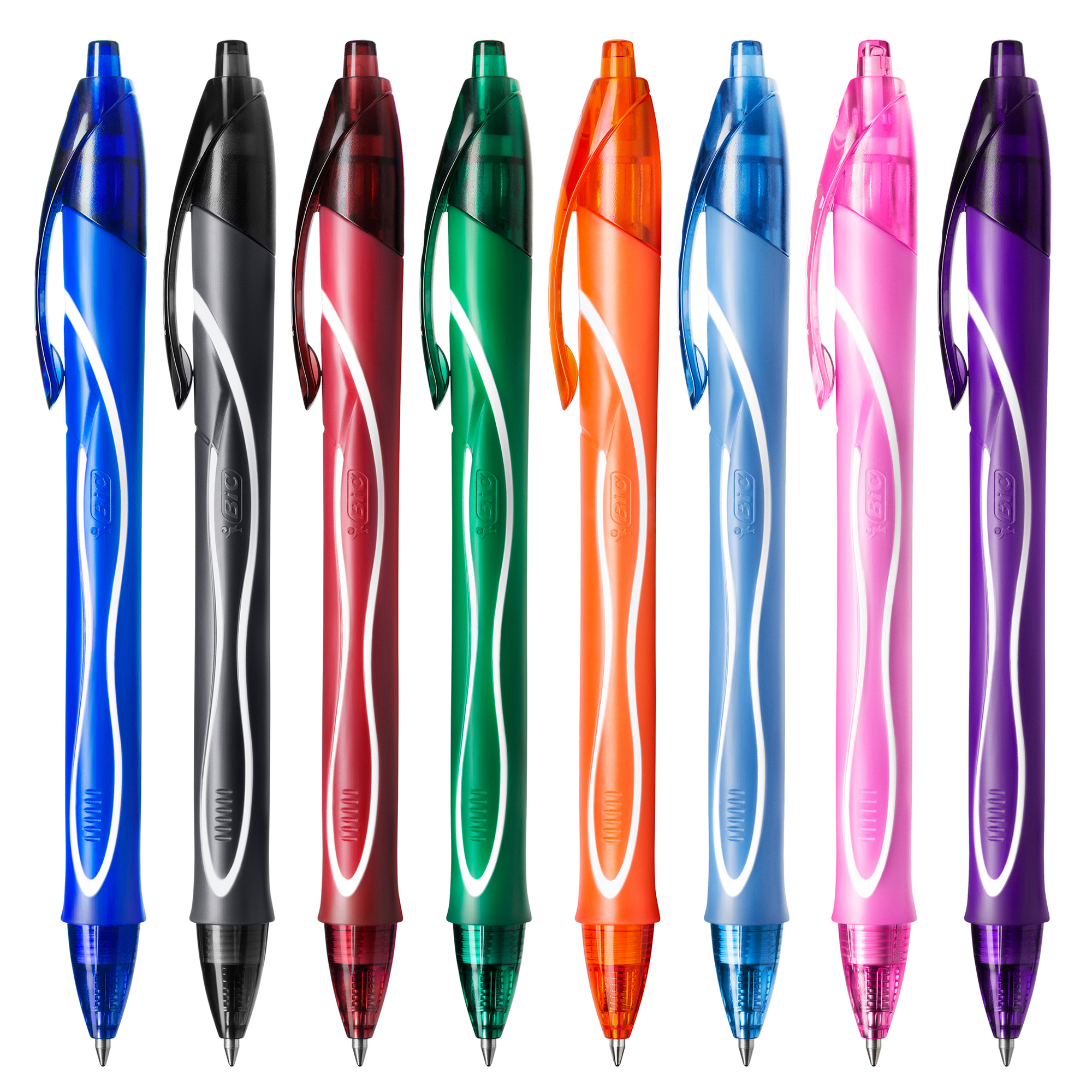 Penna a sfera Gelocity quick dry - punta 0,7mm - colori assortiti - BIC - astuccio 10 pezzi