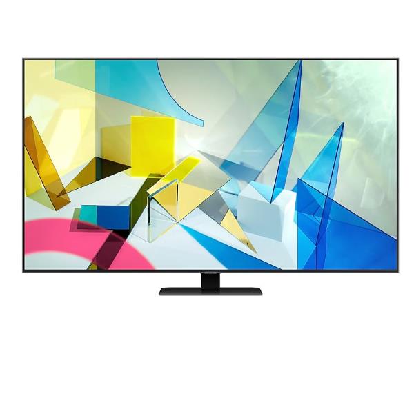 TV da 55 pollici di alta gamma, serie 80, tecnologia QLED 4K, design flat e compatta, prodotto della nota marca Samsung. 8806090282904 | initpc.it