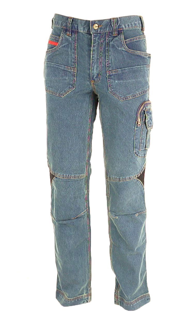 Pantalone da lavoro jeans 4 stagioni traffic tg.44