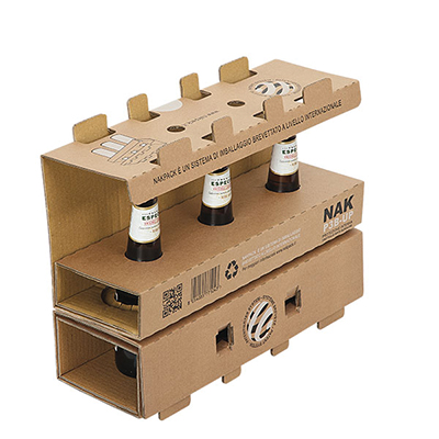 Scatole omologate per spedizione per 3 bottiglie cm 40x13,5x40