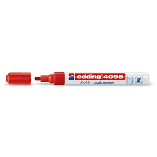 Marcatore Edding 4095  - punta tonda da 2,00-3,00mm - rosso - Edding