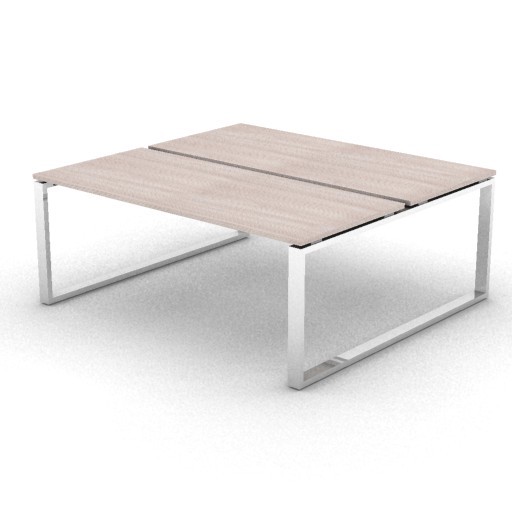 Modulo aggiuntivo bench doppio 180x168xH.72,5 cm gambe met. grigio