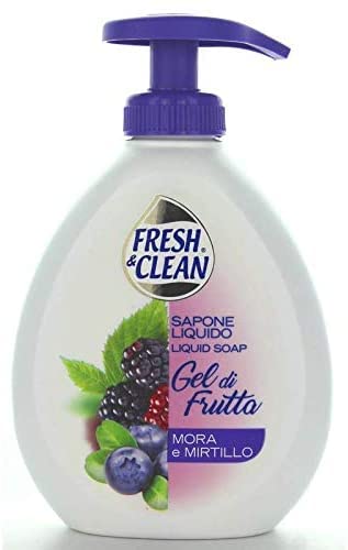 Sapone Gel - liquido - mora/mirtillo - 300 ml - FreshClean