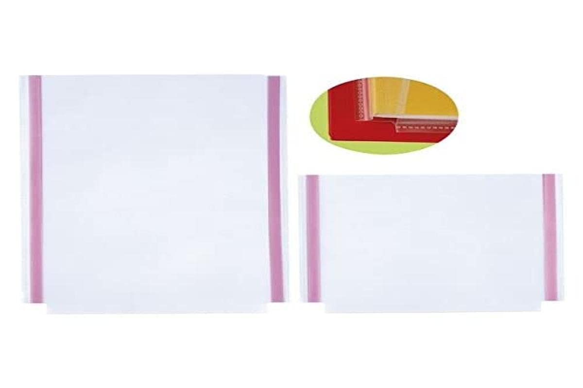 Tasche GS adesive con soffietto - PVC - 22x18 cm - trasparente - Sei Rota - conf. 10 pezzi
