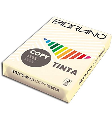 Carta Copy Tinta - A4 - 160 gr - colori tenui avorio - Fabriano - conf. 250 fogli