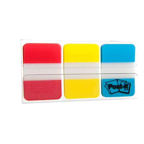 Segnapagina Post-it Index Strong Medium da 25x38mm, configurazione 66 pezzi, colore classico. 021200975929 | initpc.it