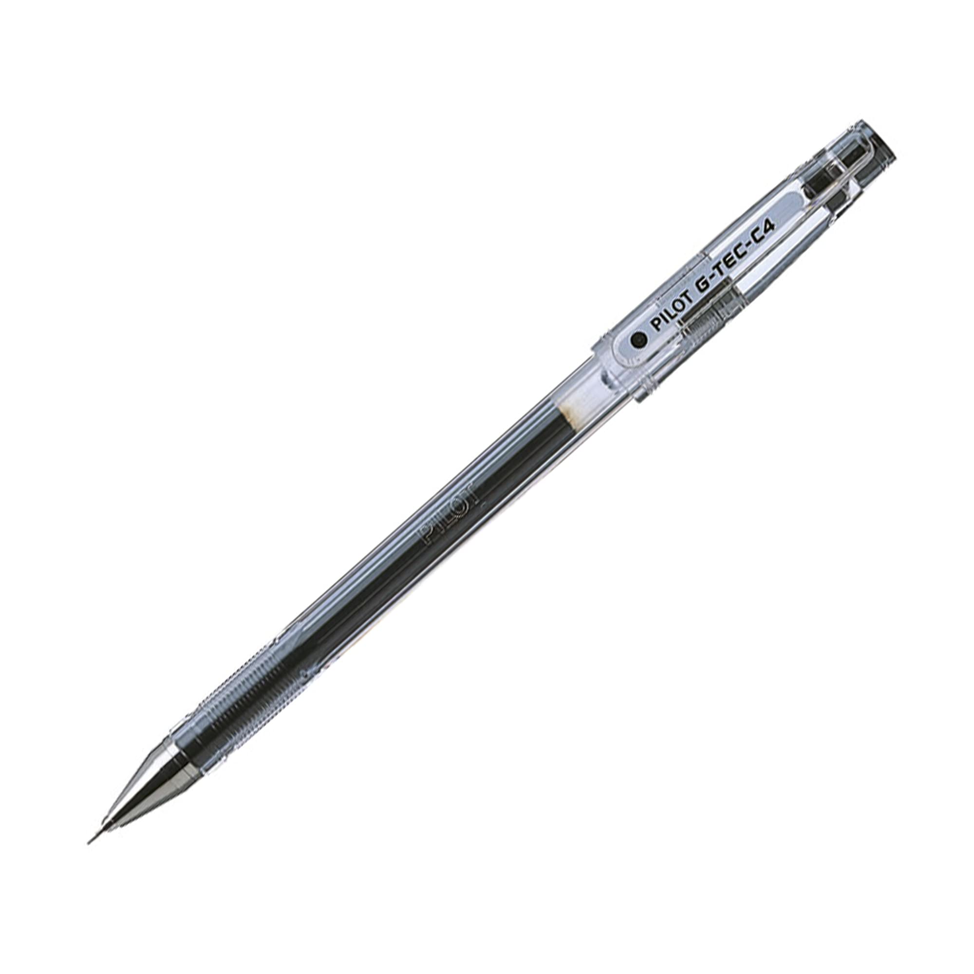 Penna a sfera Gel G Tec C4 - punta 0,4 mm - nero - Pilot