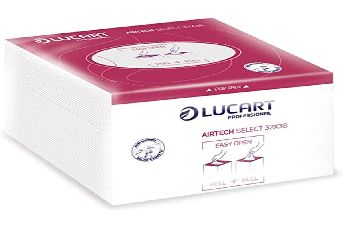 Panni multiuso AirTech Select - 32x38 cm - Lucart - conf. 55 pezzi