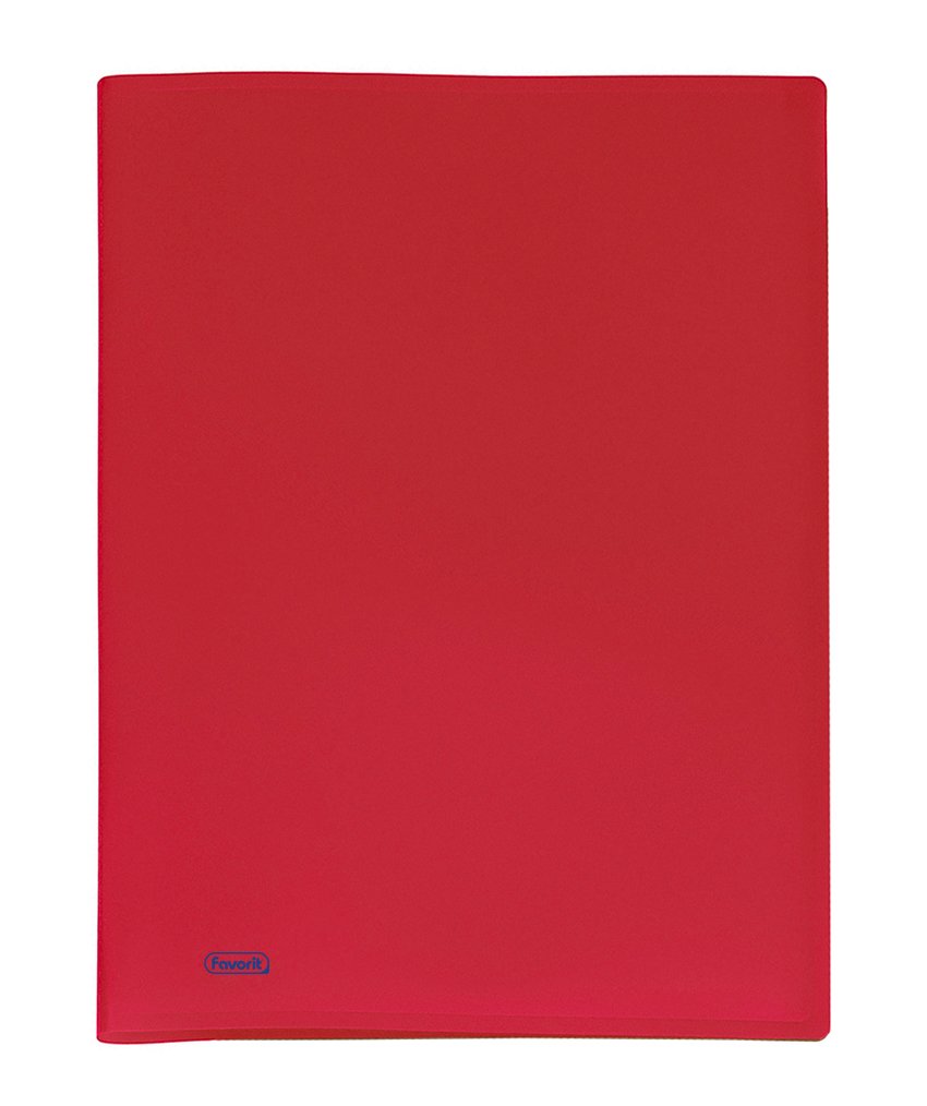 Portalistini Sviluppo - liscio - PPL - 22x30 cm - 50 buste - rosso - Favorit