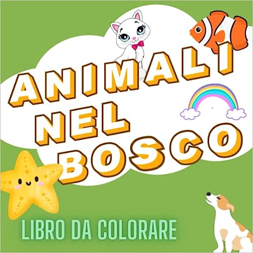 Album da colorare gli animali del bosco