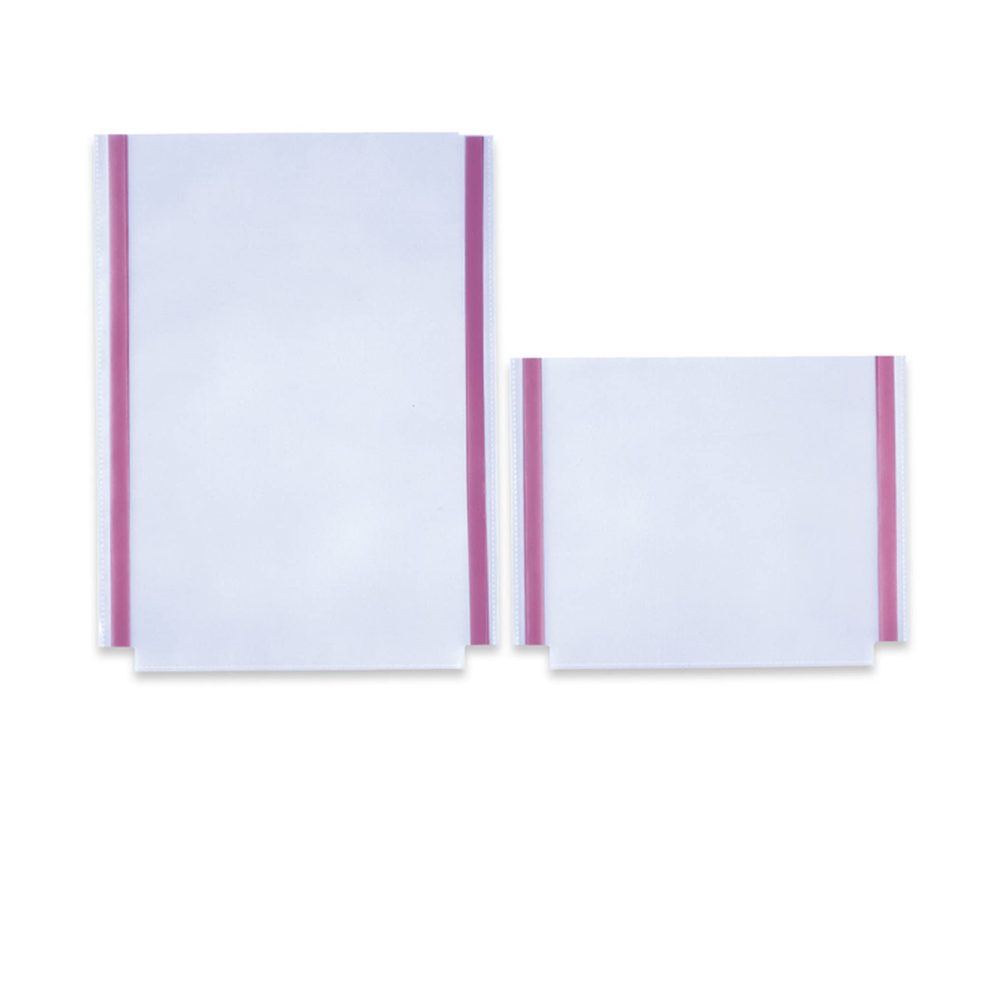 Tasche adesive trasparenti sei rota con soffietto in pvc da 22x30 cm 8004972019086