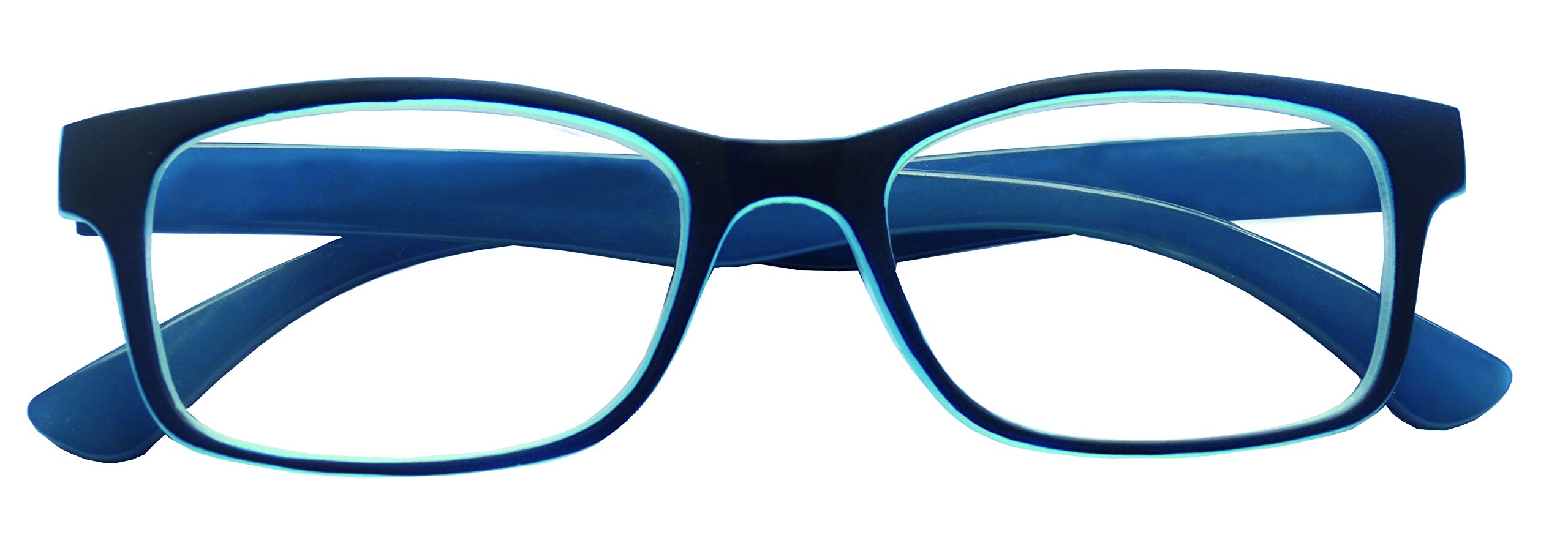 Occhiale da lettura freedom in plastica blu-azzurro +1,50