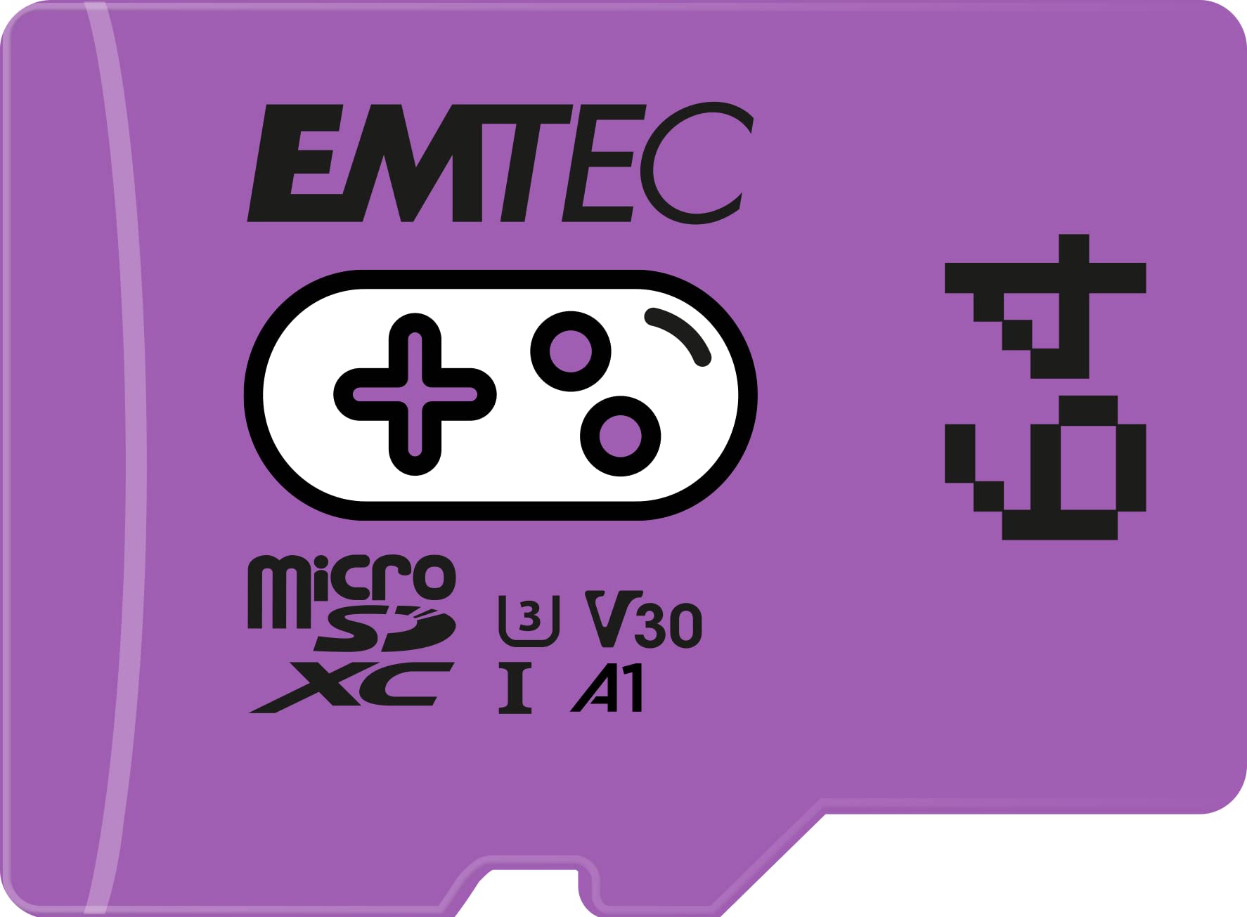 Emtec mSD 64GB UHS-I U3 V30 A1 Gaming Viola