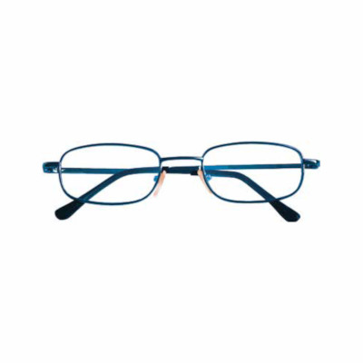 Occhiale da lettura classic in plastica blu +3,50