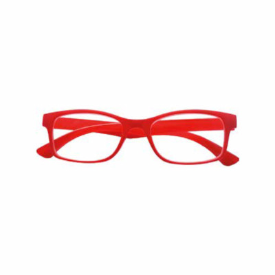Occhiale da lettura freedom in plastica rosso +1,50