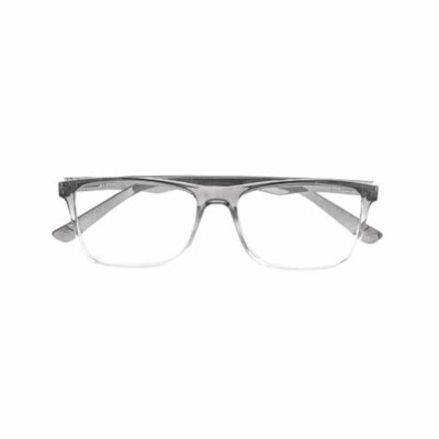 Occhiale da lettura glamour in plastica grigio +2,00