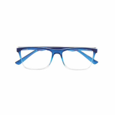 Occhiale da lettura glamour in plastica blu +2,00