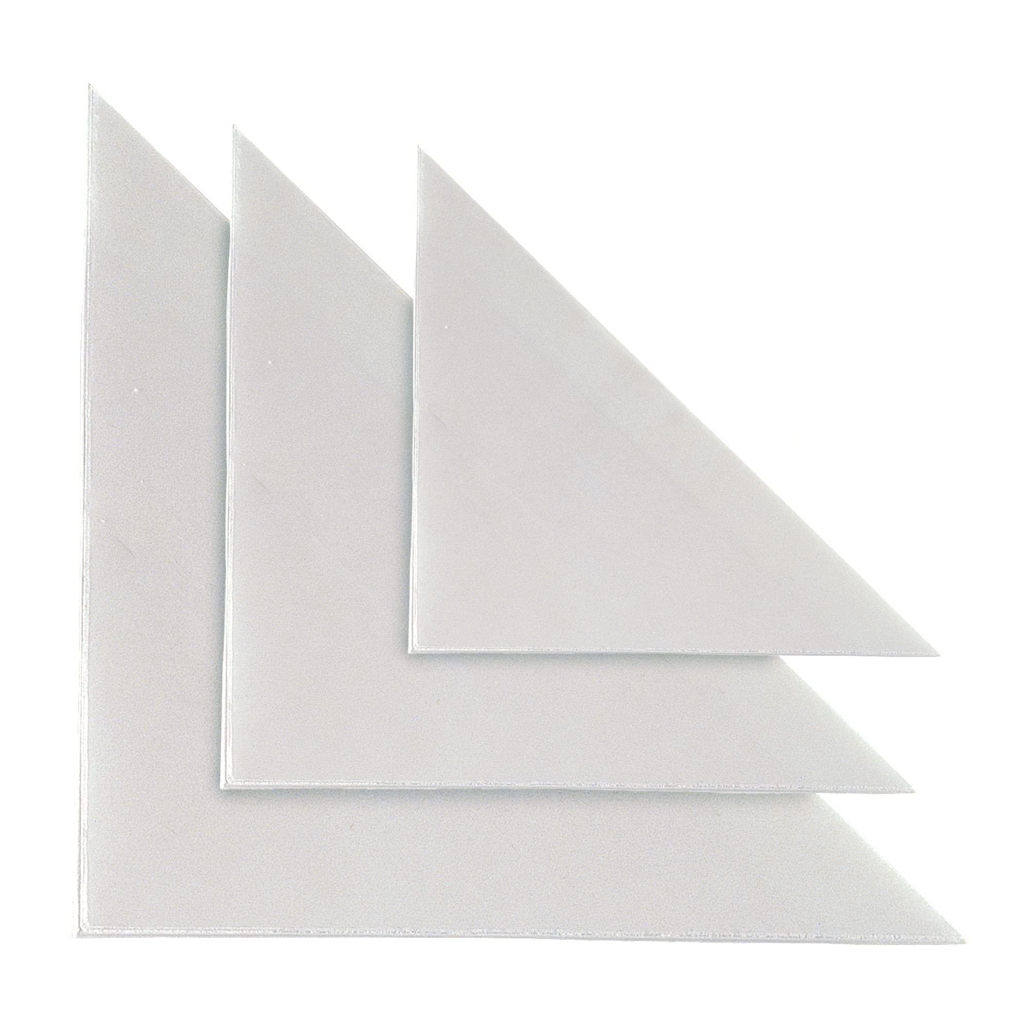 Busta triangolare autoadesiva trasparente 13x13cm pvc 8004972001425