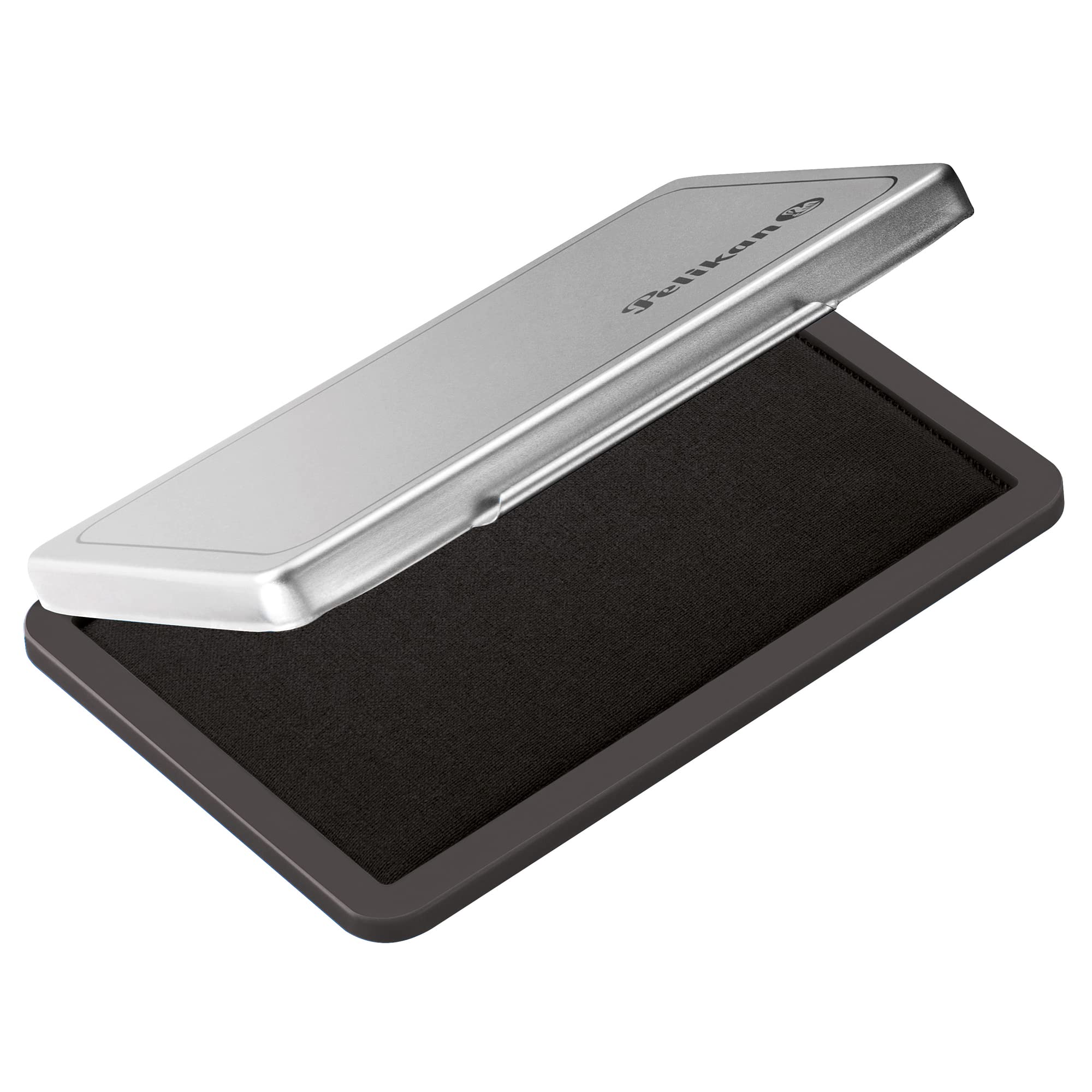Cuscinetto per timbri pelikan nero 9x16 cm in scatola metallo 8410020043925