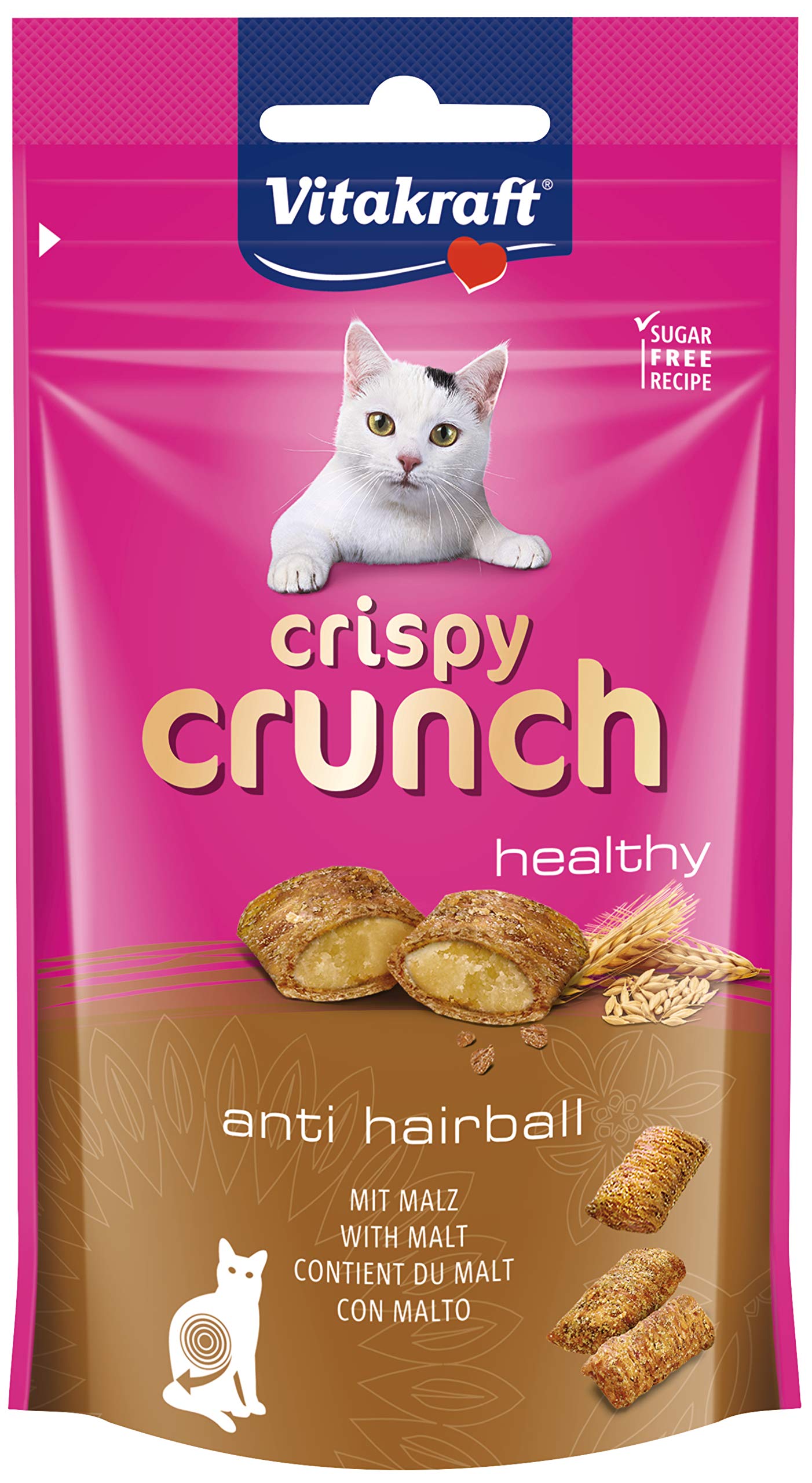 Snacks Crispy Crunch - ripieno di malto - 60 gr - Vitakraft