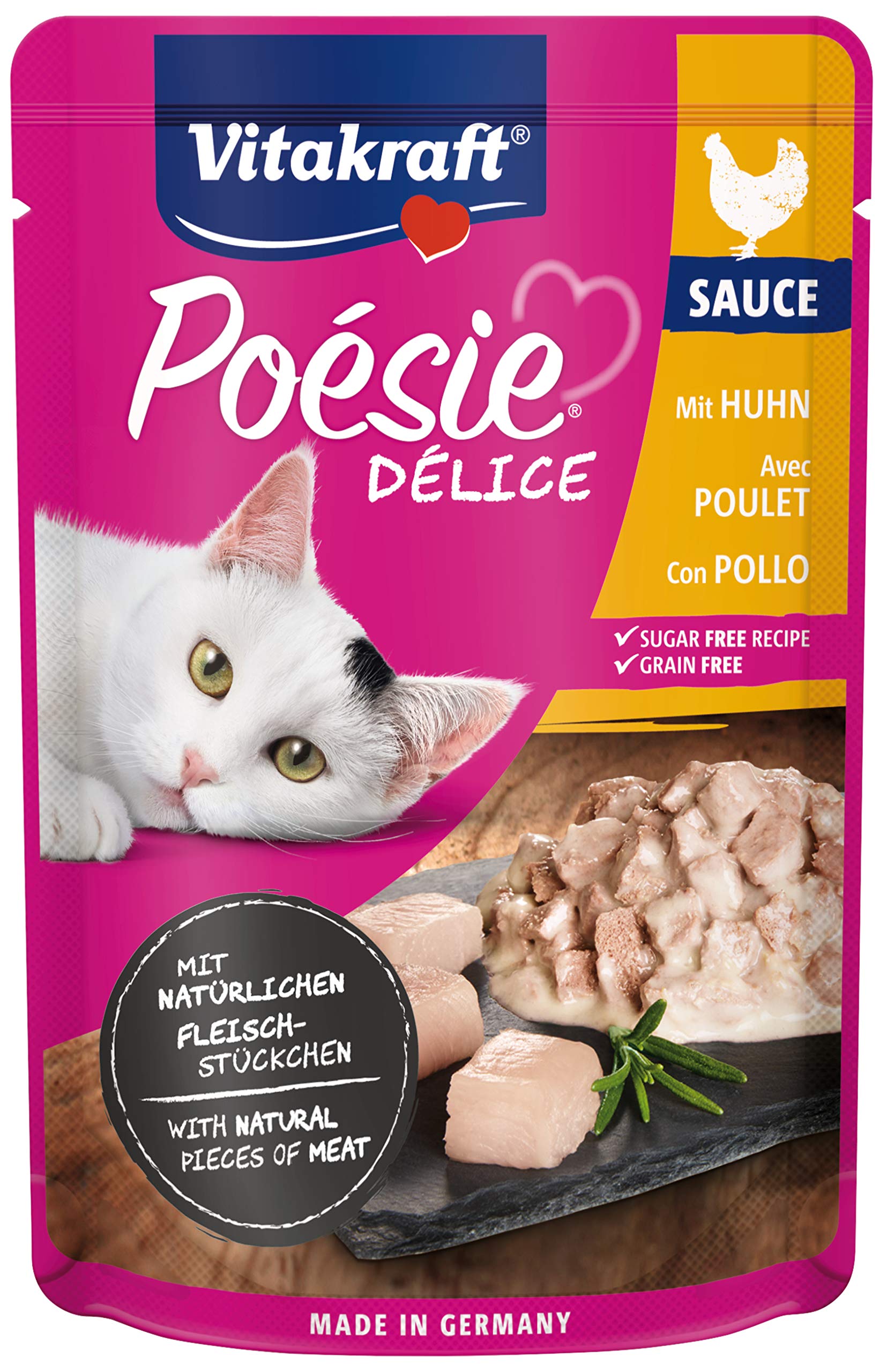 PoE'sie DE'lisauce per gatti - gusto pollo - 85 gr - Vitakraft