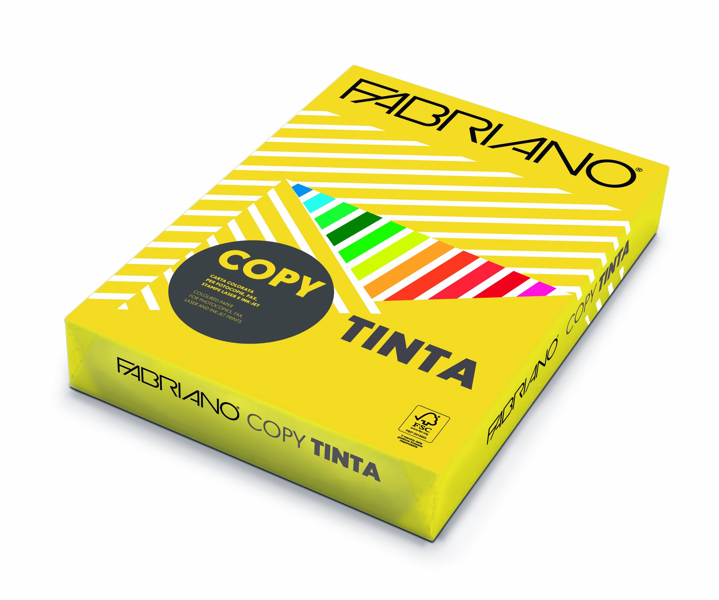 Carta Copy Tinta - A4 - 160 gr - colori tenui cedro - Fabriano - conf. 250 fogli