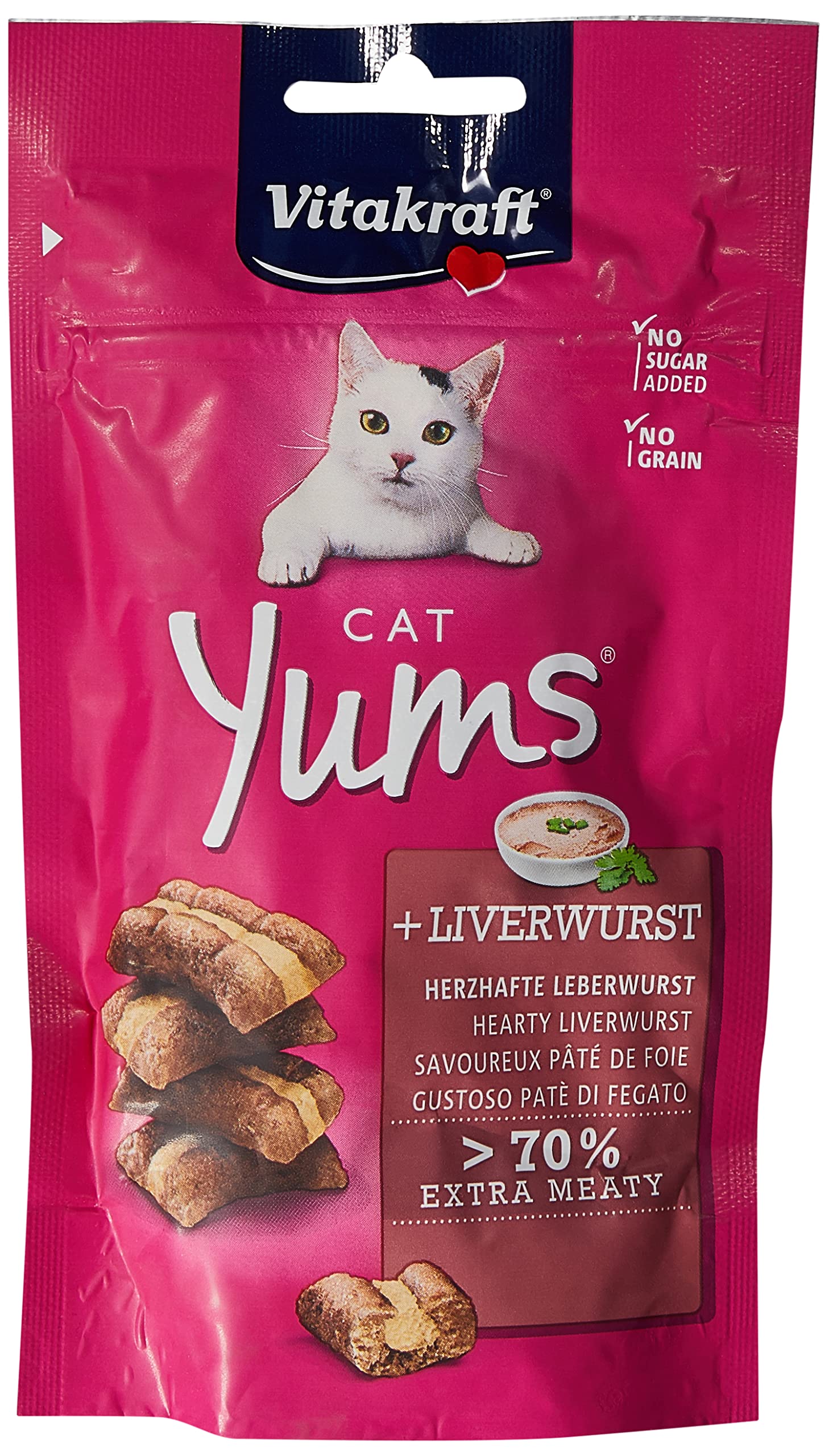 Snack Cat Yum per gatti - gusto patE' di fegato - 40 gr - Vitakraft