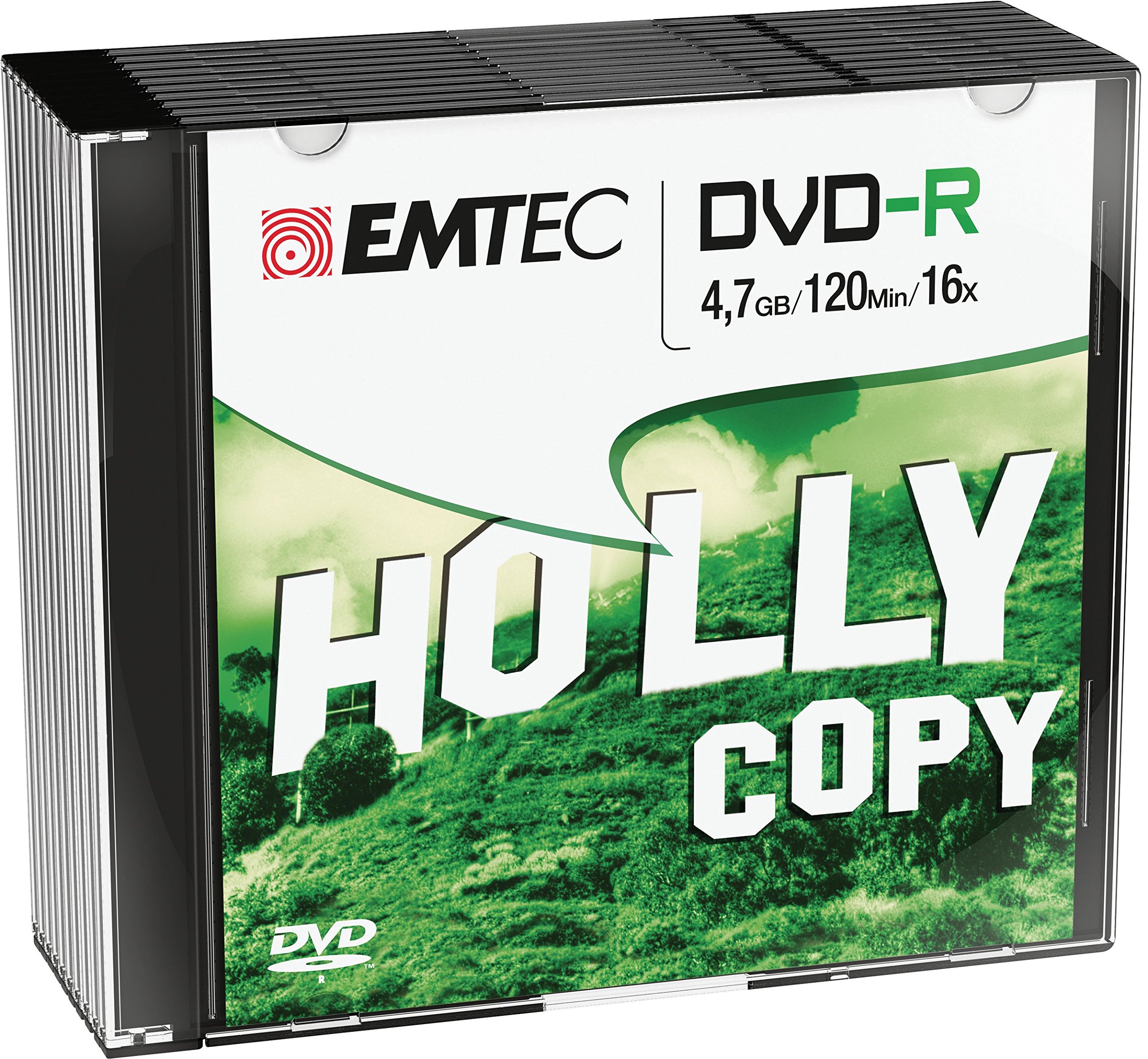 Emtec - DVD-R - registrabile - ECOVR471016SL - 4,7GB - conf. 10 pz