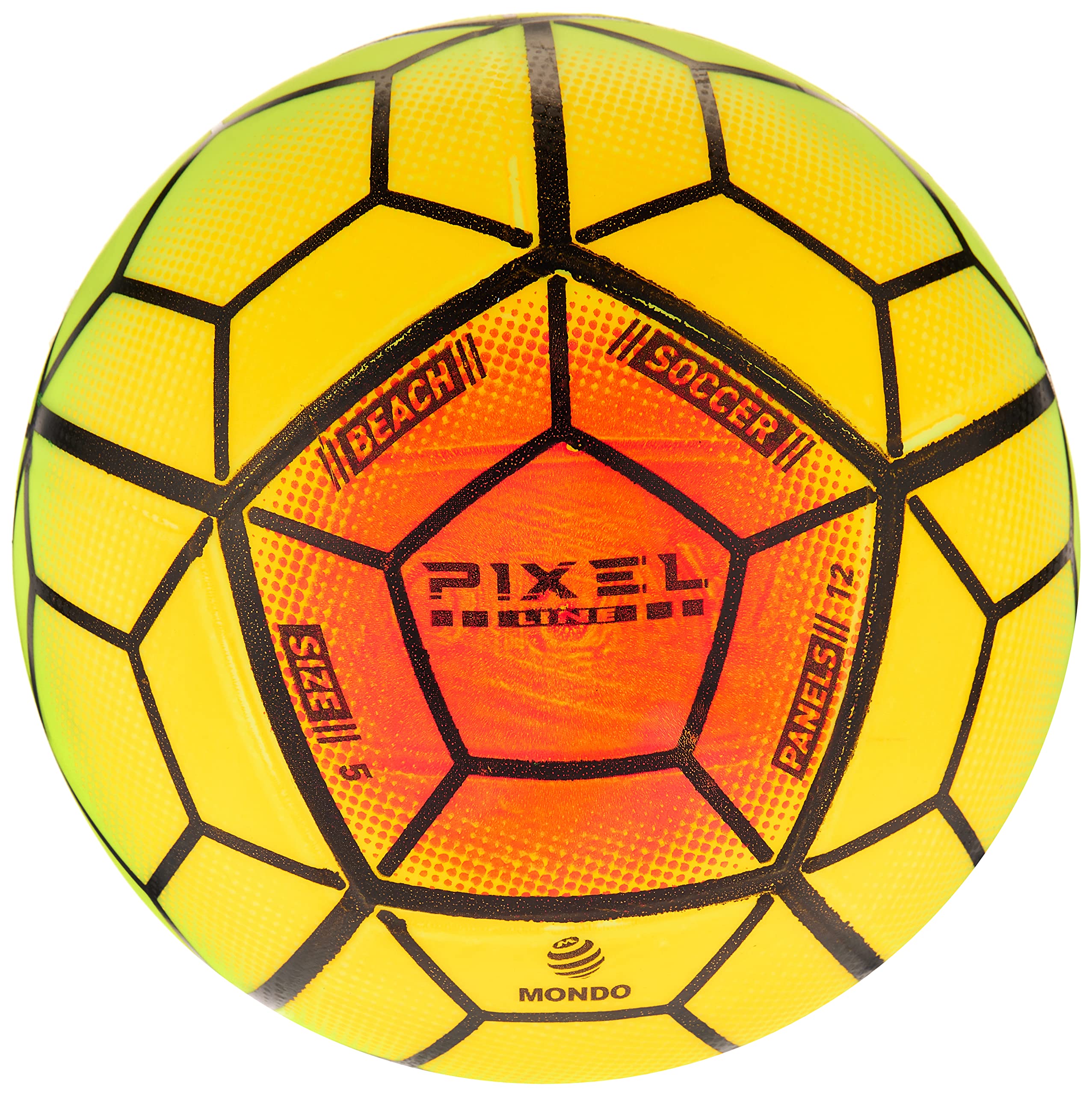 Pallone in gomma beach soccer pixel diam 23 ass.2 colori