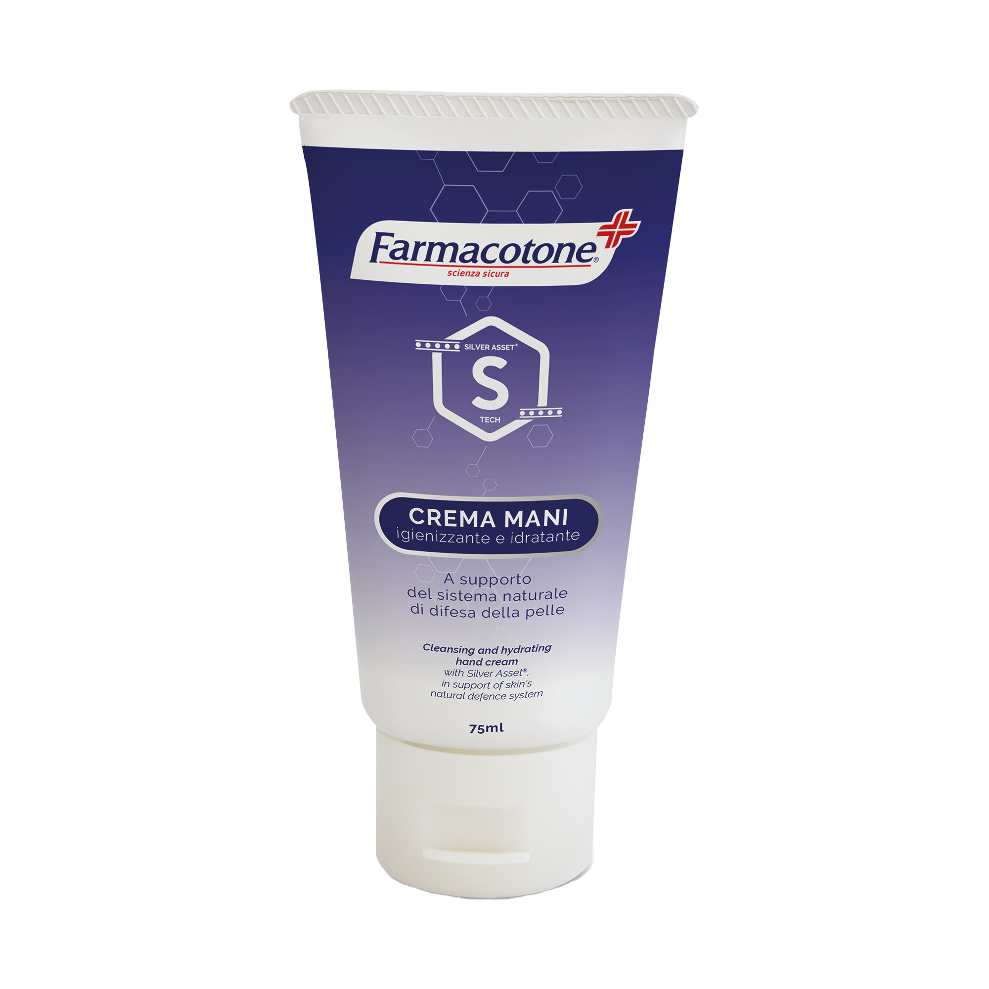 Crema mani idratante e igienizzante con olio di jojoba, 75 ml 8003350551453