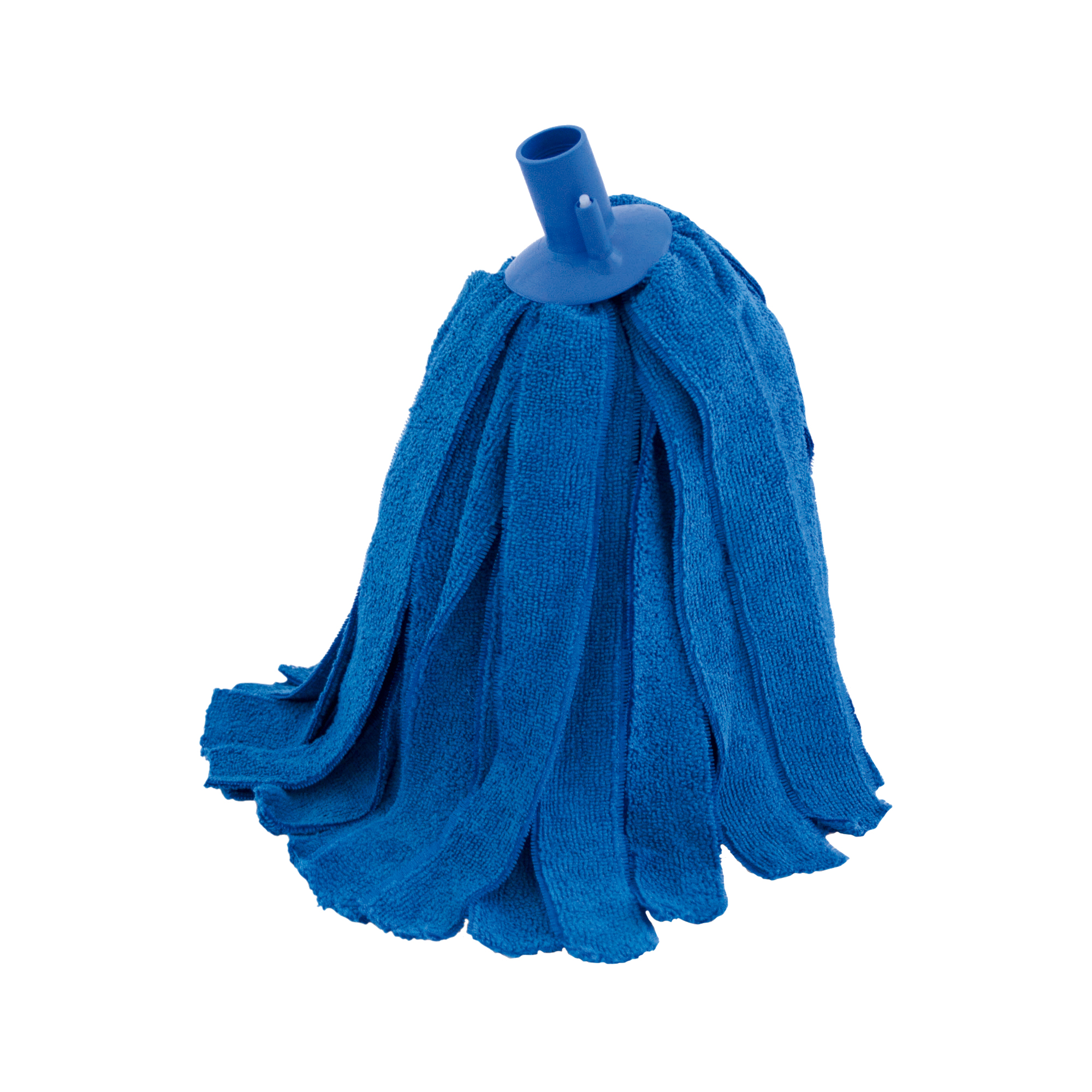 Mop con frange - 180 gr - microfibra - blu - La Briantina Professional
