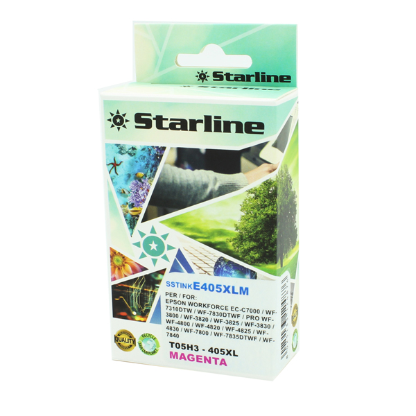 Starline - Cartuccia Ink compatibile per Epson 405XL - Magenta - 18ml