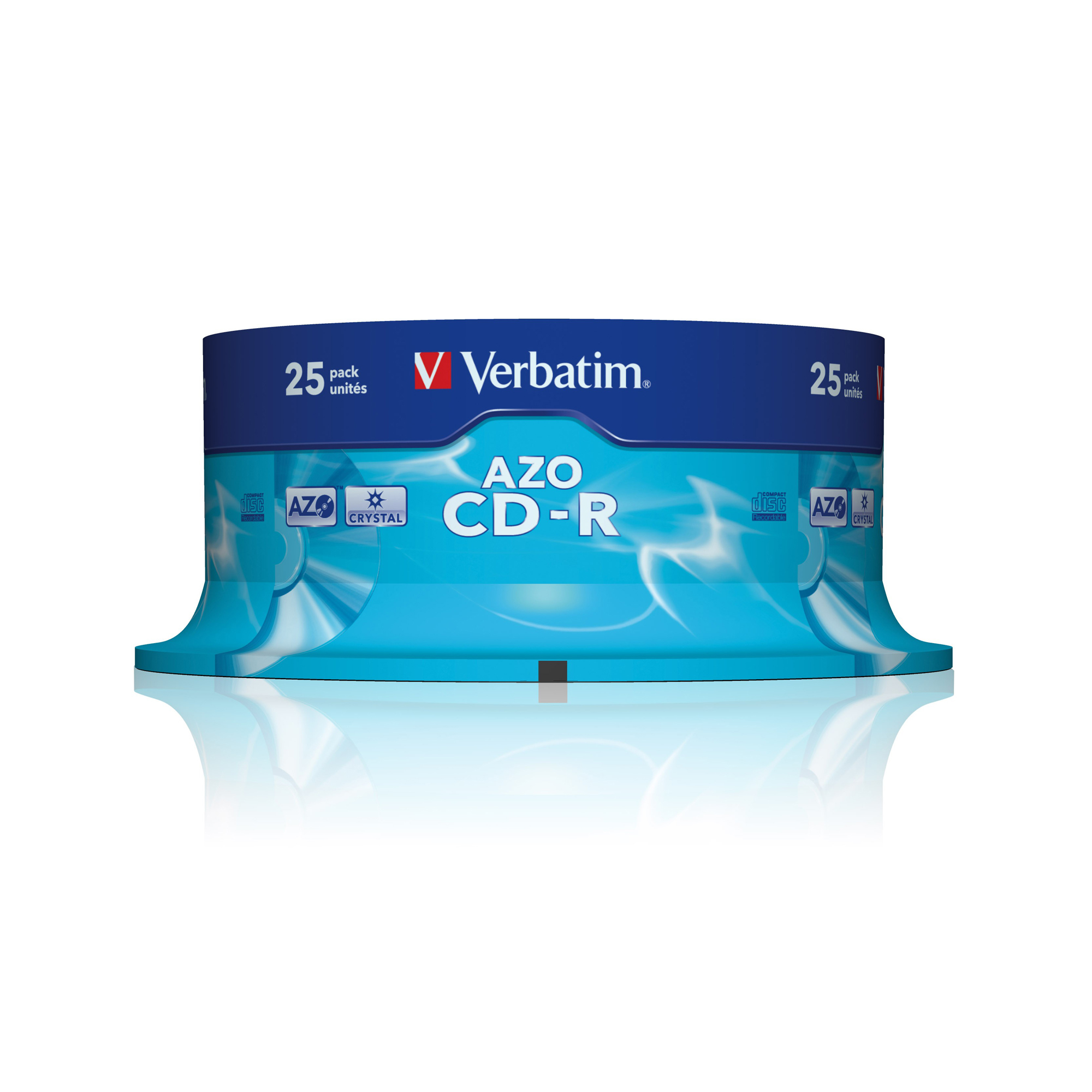 Verbatim - Scatola 25 CD-R DataLife Plus - 1x-52x - serigrafato - 43352 - 700MB