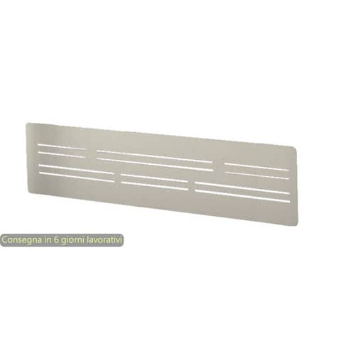 Modesty Panel Metal Presto Venere Plus sp. 15 mm grigio alluminio Artexport