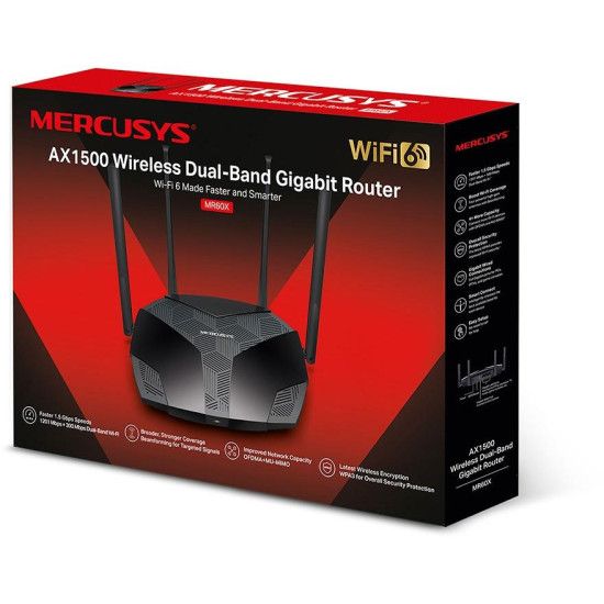 AX1500 DUAL-BAND WI-FI 6 ROUTER