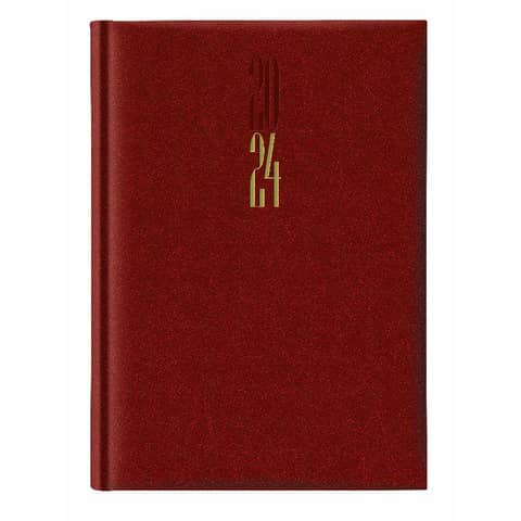 Agenda giornaliera 2024 q-connect madrid rosso inglese 8054134933774